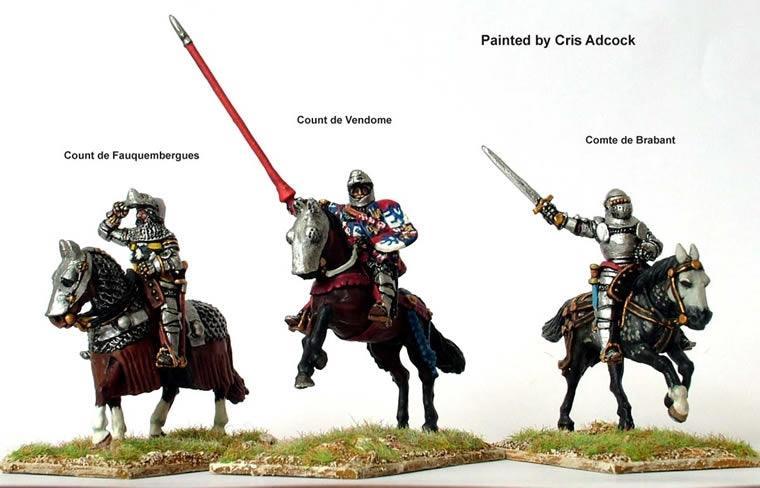 Perry Metals - French Mounted Command at Agincourt – Gap Games