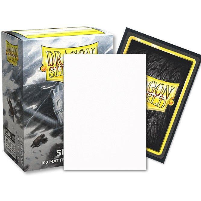 Sleeves - Dragon Shield - Box 100 - Standard Size Dual Matte Snow Whit –  Gap Games