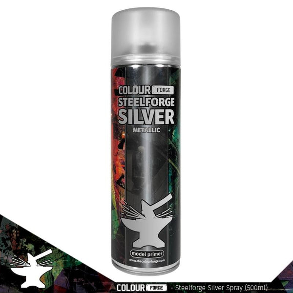 Colour Forge - Aerosol Spray Primer - Steelforge Silver 500ml
