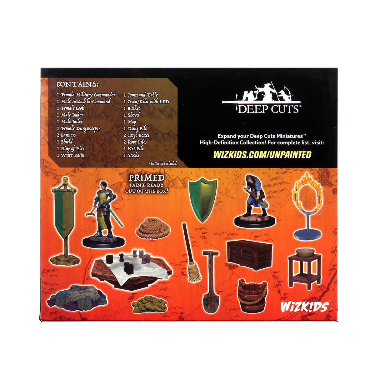 WizKids Deep Cuts Unpainted Miniatures Castle Kingdom Retainers – Gap Games