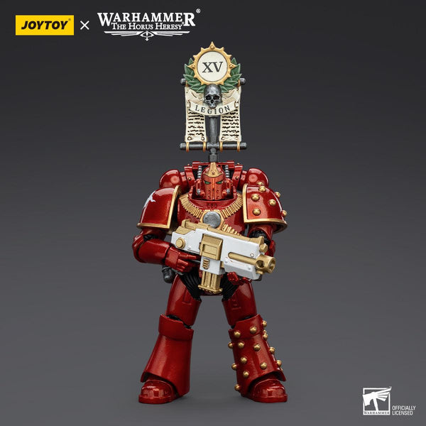 Warhammer Collectibles: 1/18 Scale Thousand Sons Legion MK IV Tactical Squad Legionary with Vexilla