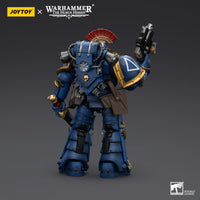 Warhammer Collectibles: 1/18 Scale Ultramarines Legion MKIII Tactical Squad Sergeant with Power Swd