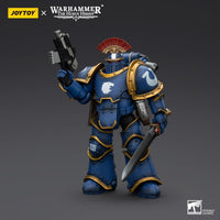 Warhammer Collectibles: 1/18 Scale Ultramarines Legion MKIII Tactical Squad Sergeant with Power Swd