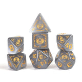 Sirius Dice - D&D Adventure Dice - Paladin - White / Grey