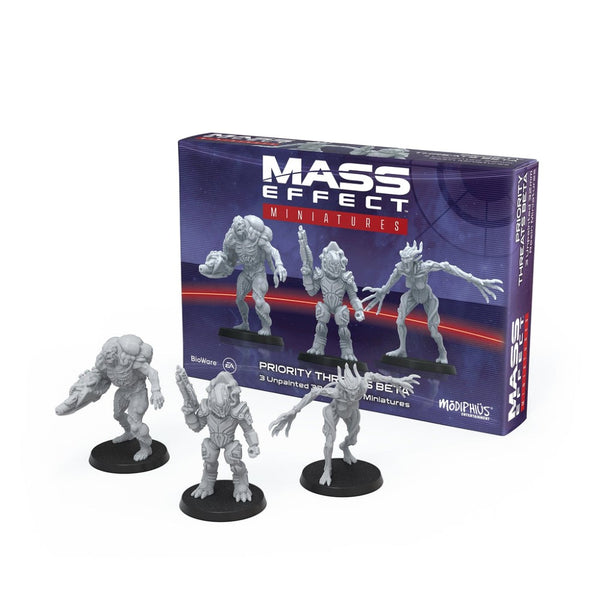 Mass Effect: The Board Game – Resin Miniatures Set: Priority Threats Beta