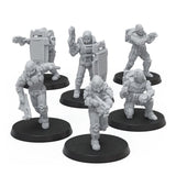 Mass Effect: The Board Game – Resin Miniatures Set: Cerberus Forces Alpha