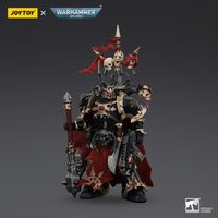 Warhammer Collectibles: 1/18 Scale Chaos Space Marines Black Legion Chosen Champion with bolter - Pre-Order