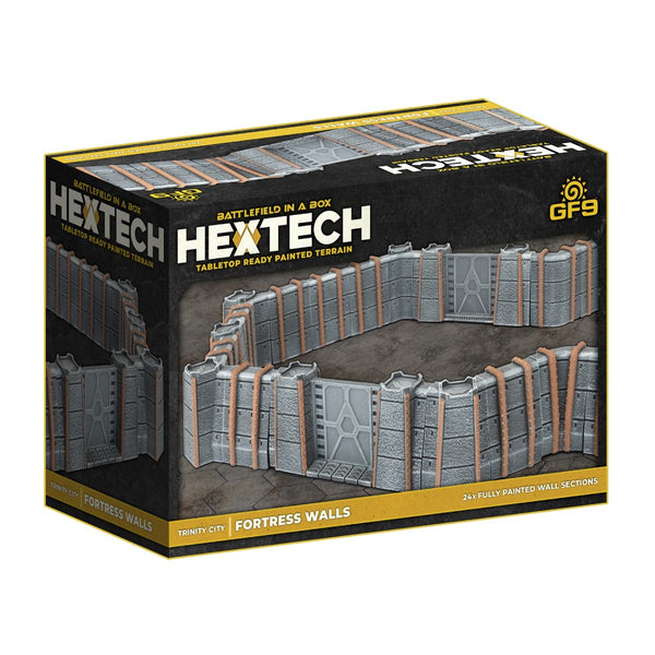 Hextech Terrain: Trinity City – Fortress Walls - Pre-Order