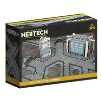 Hextech Terrain: Trinity City – Highway Exits and Tunnels - Pre-Order