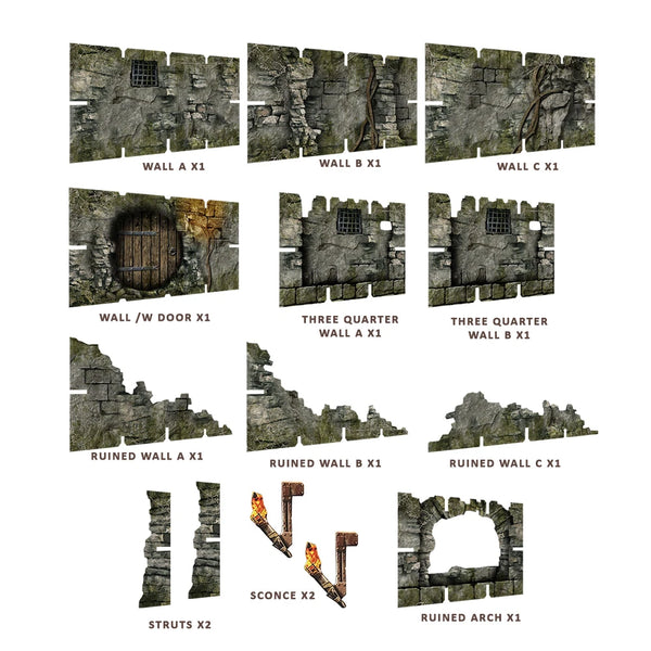 Maladum Dungeon Walls