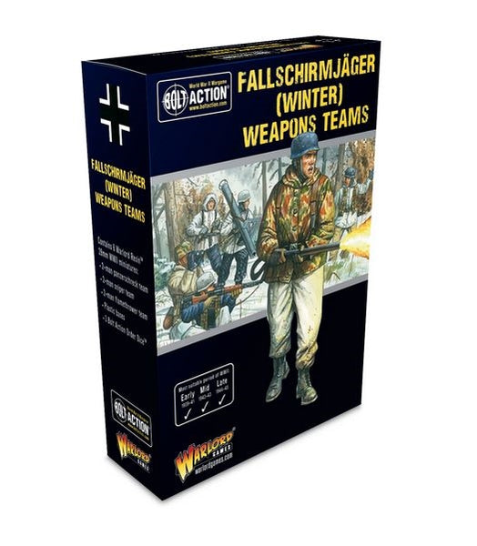 Warlord Games - Bolt Action - Fallschirmjager Weapons Teams (Winter)