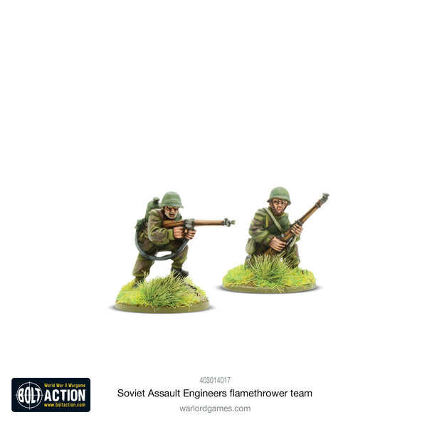 Bolt Action: Soviet Assault Engineers flamethrower team