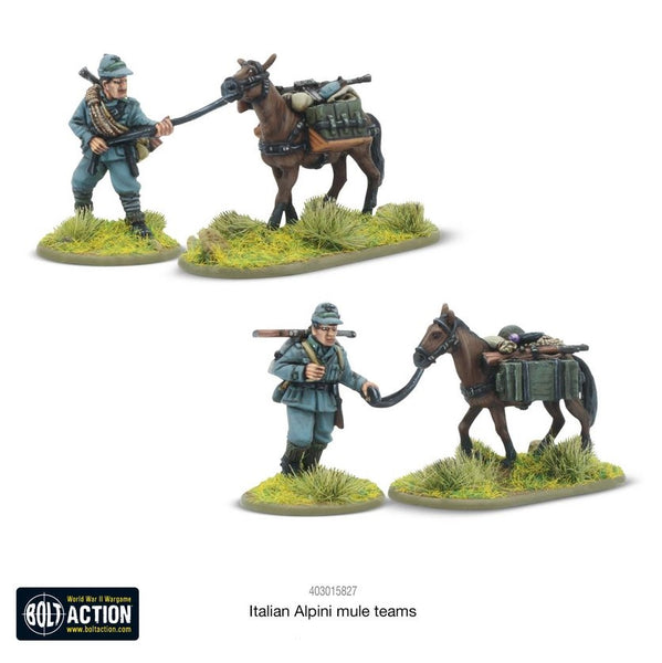 Bolt Action - Bolt Action - Italian Alpini Mule Teams