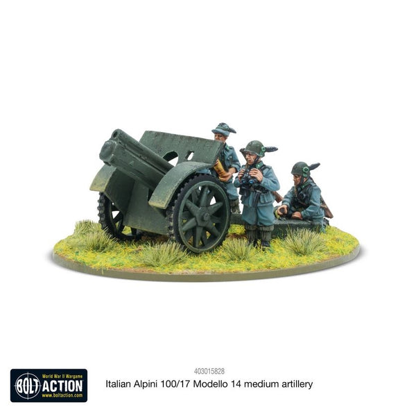 Bolt Action - Italian Alpini 100/17 Modello 14 Medium Artillery