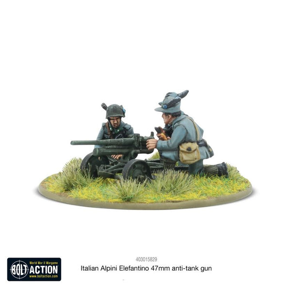 Bolt Action - Italian Alpini Elafantino 47mm Anti-Tank Gun