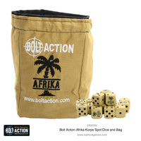 Bolt Action - Afrika Korps D6 and dice bag