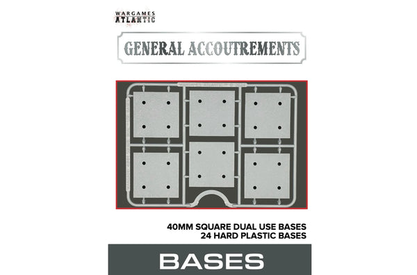 Wargames Atlantic: General Accoutrements - 40mm Dual Use Bases