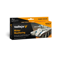 Vallejo - Model Colour - Winter Weathering By Chema Cabrero Effects 8 Colour Set