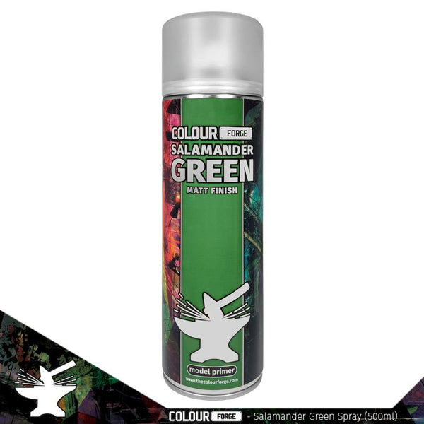Colour Forge - Aerosol Spray Primer - Salamander Green 500ml
