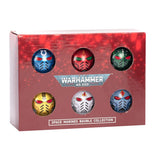 Warhammer 40000: Novelty Spacemarine Chapter Helmet Baubles - 6 pack