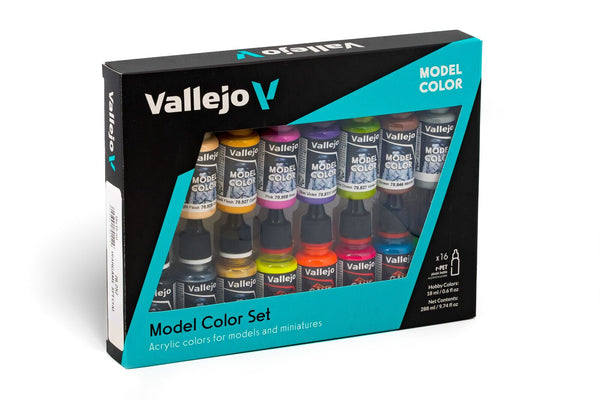 Vallejo Model Colour: Wargame Special (16 Colours) Acrylic Paint Set