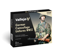 Vallejo Model Colour: German Camouflage Uniforms WWII (16 Colours) Acrylic Paint Set