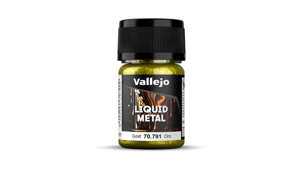 Vallejo 70791 Model Color Metallic Gold (Alcohol Base) 35 ml Acrylic Paint