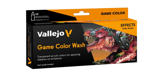 Vallejo Game Colour Game Color Wash - 8 Colour Acrylic Paint Set