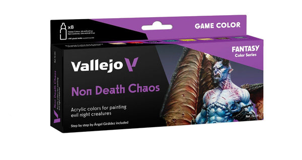 Vallejo Game Colour Non Death Chaos - 8 Colour Acrylic Paint Set