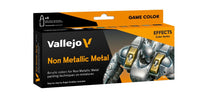 Vallejo Game Colour Non Metallic Metal - 8 Colour Acrylic Paint Set