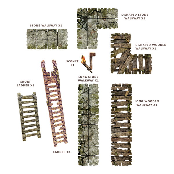 Maladum Dungeon Walkways