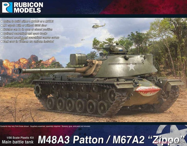 Rubicon Models - M48A3 Patton / M67A2 Zippo MBT