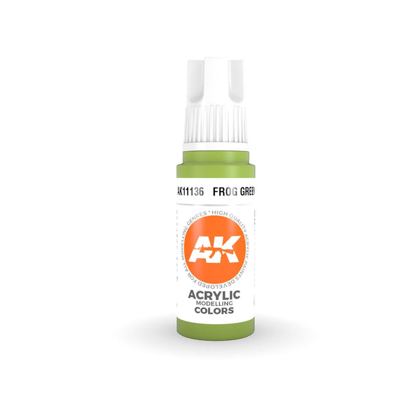 AK Interactive 3Gen Acrylics - Frog Green 17ml - Gap Games