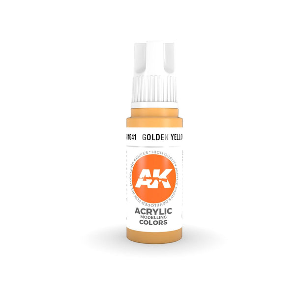 AK Interactive 3Gen Acrylics - Golden Yellow 17ml - Gap Games