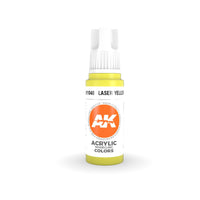 AK Interactive 3Gen Acrylics - Laser Yellow 17ml - Gap Games