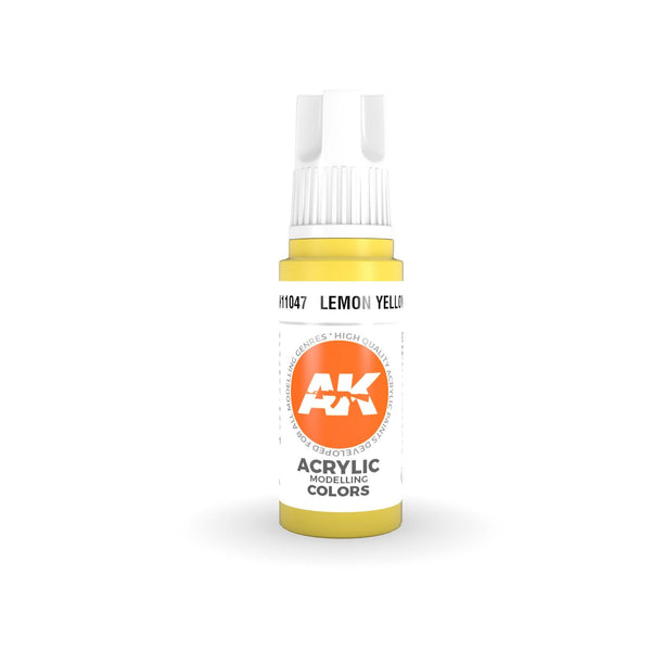 AK Interactive 3Gen Acrylics - Lemon Yellow 17ml - Gap Games