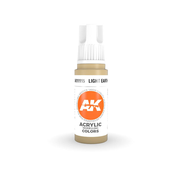 AK Interactive 3Gen Acrylics - Light Earth 17ml - Gap Games