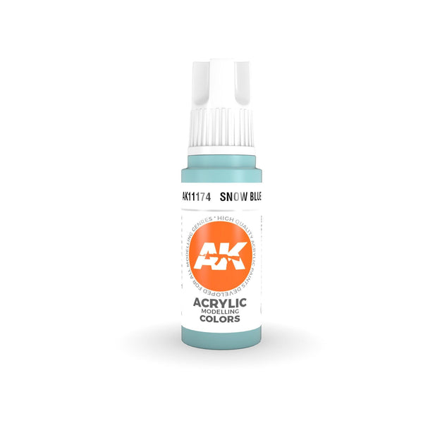 AK Interactive 3Gen Acrylics - Snow Blue 17ml - Gap Games