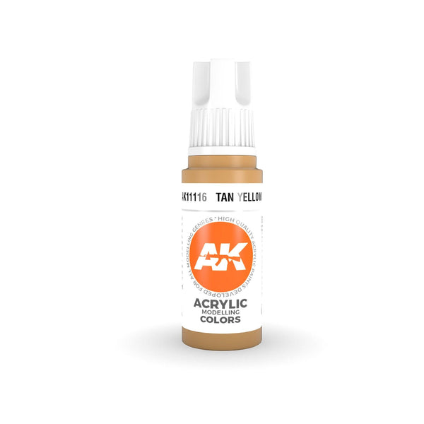 AK Interactive 3Gen Acrylics - Tan Yellow 17ml - Gap Games