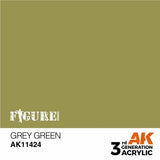 AK Interactive 3Gen Figures Acrylics - Grey Green 17ml - Gap Games