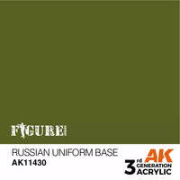 AK Interactive 3Gen Figures Acrylics - Russian Uniform Base 17ml - Gap Games