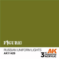 AK Interactive 3Gen Figures Acrylics - Russian Uniform Lights 17ml - Gap Games