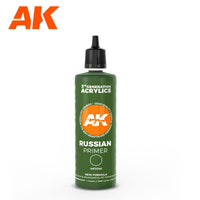 AK Interactive 3Gen Primers - Russian green surface Primer 100ML - Gap Games