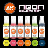 Ak Interactive 3Gen Sets - Neon Colors - Gap Games