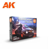 Ak Interactive 3Gen Sets - Transparent Colors - Gap Games