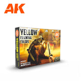 Ak Interactive 3Gen Sets - Yellow Essential Colors - Gap Games