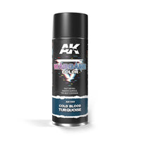 Ak Interactive - Aerosol Spray Primer - Cold Blood Turquoise Spray 400ml - Gap Games