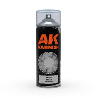 Ak Interactive - Aerosol Spray Primer - Matt Varnish - Spray 400ml (Includes 2 Nozzles) - Gap Games