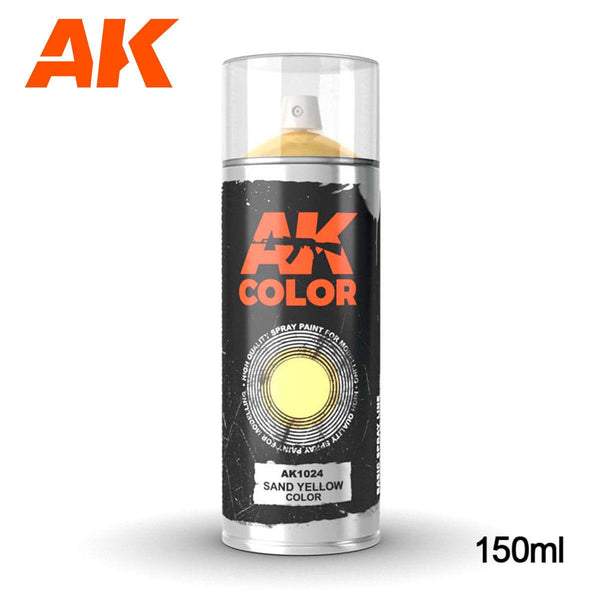 Ak Interactive - Aerosol Spray Primer - Sand Yellow Spray 150ml - Gap Games