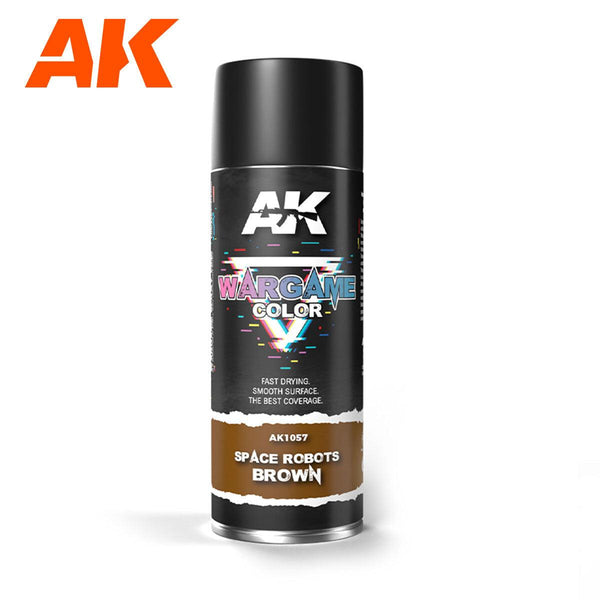 Ak Interactive - Aerosol Spray Primer - Space Robots Brown Spray 400ml - Gap Games